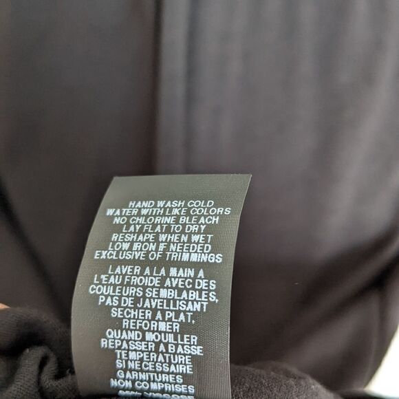 STUDIO MATERNITY Black wrap maternity dress NWT Large @i1 - Picture 7 of 11